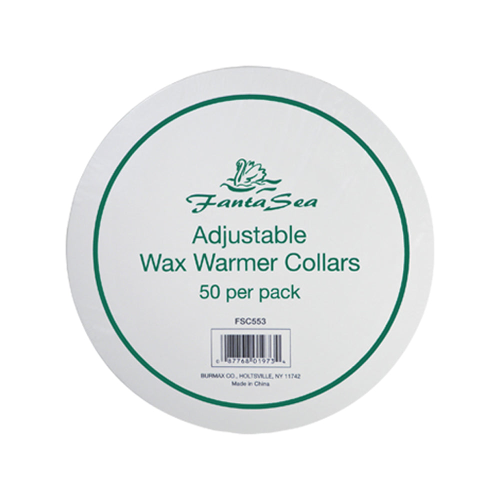 This is an image of BURMAX - Fantasea Adjustable Wax Warmer Collars 50 pk