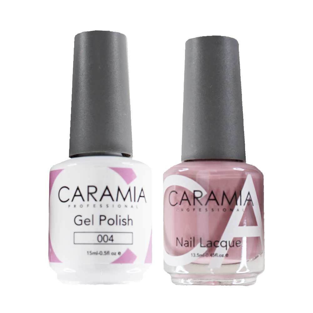 This is an image of CARAMIA Gel Nail Polish Matching Duo - 004