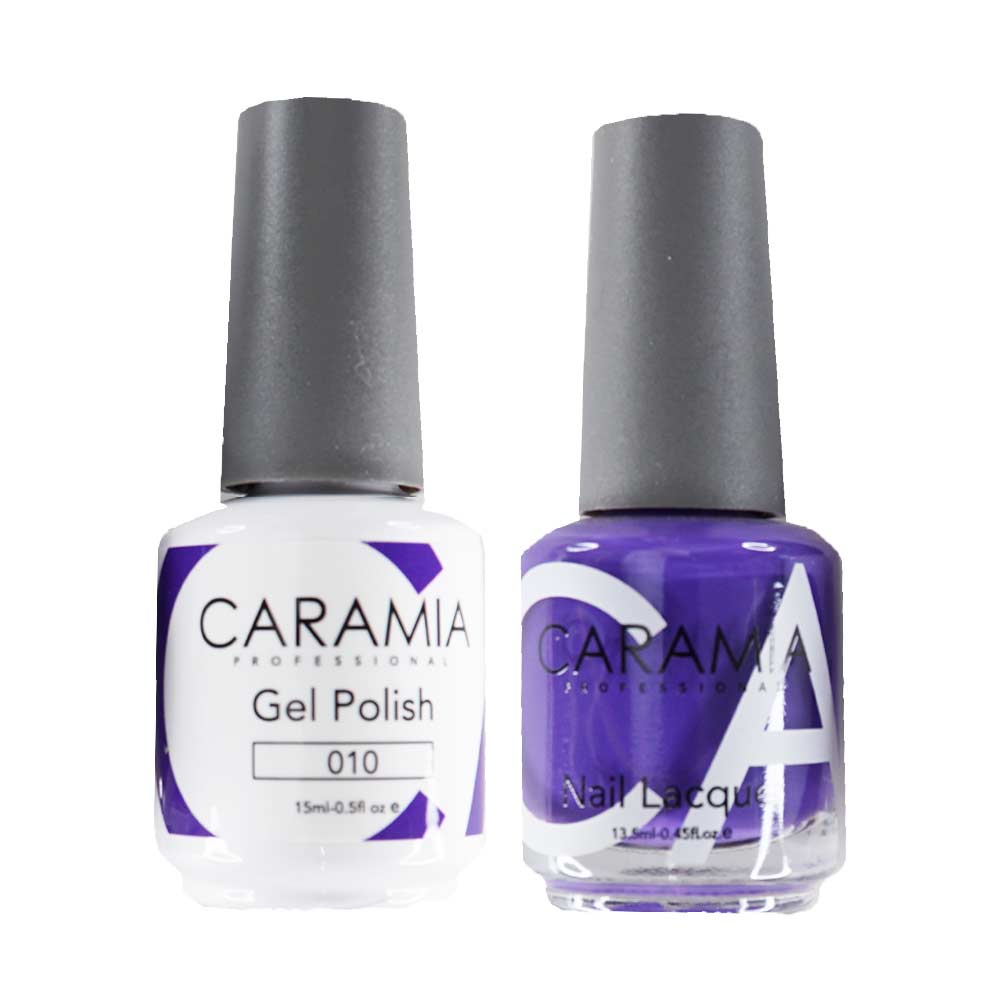 This is an image of CARAMIA Gel Nail Polish Matching Duo - 010