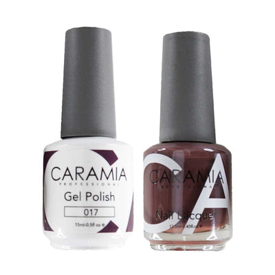 This is an image of CARAMIA Gel Nail Polish Matching Duo - 017