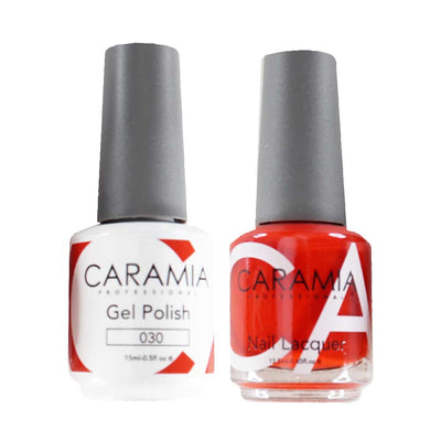This is an image of CARAMIA - Gel Nail Polish Matching Duo - 030