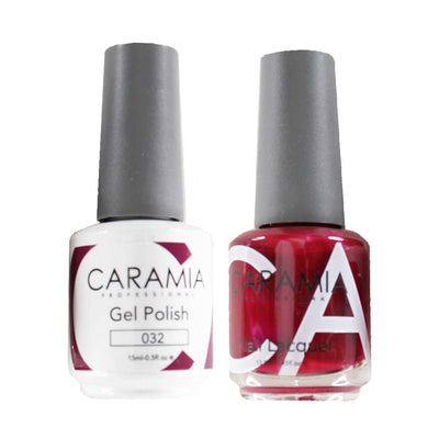 This is an image of CARAMIA - Gel Nail Polish Matching Duo - 032