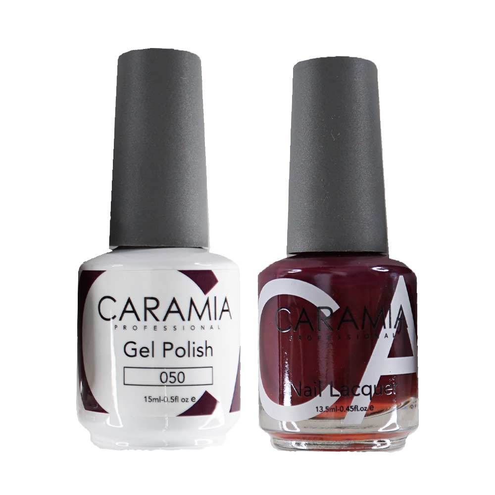 This is an image of CARAMIA - Gel Nail Polish Matching Duo - 050