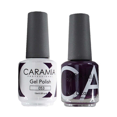This is an image of CARAMIA - Gel Nail Polish Matching Duo - 053