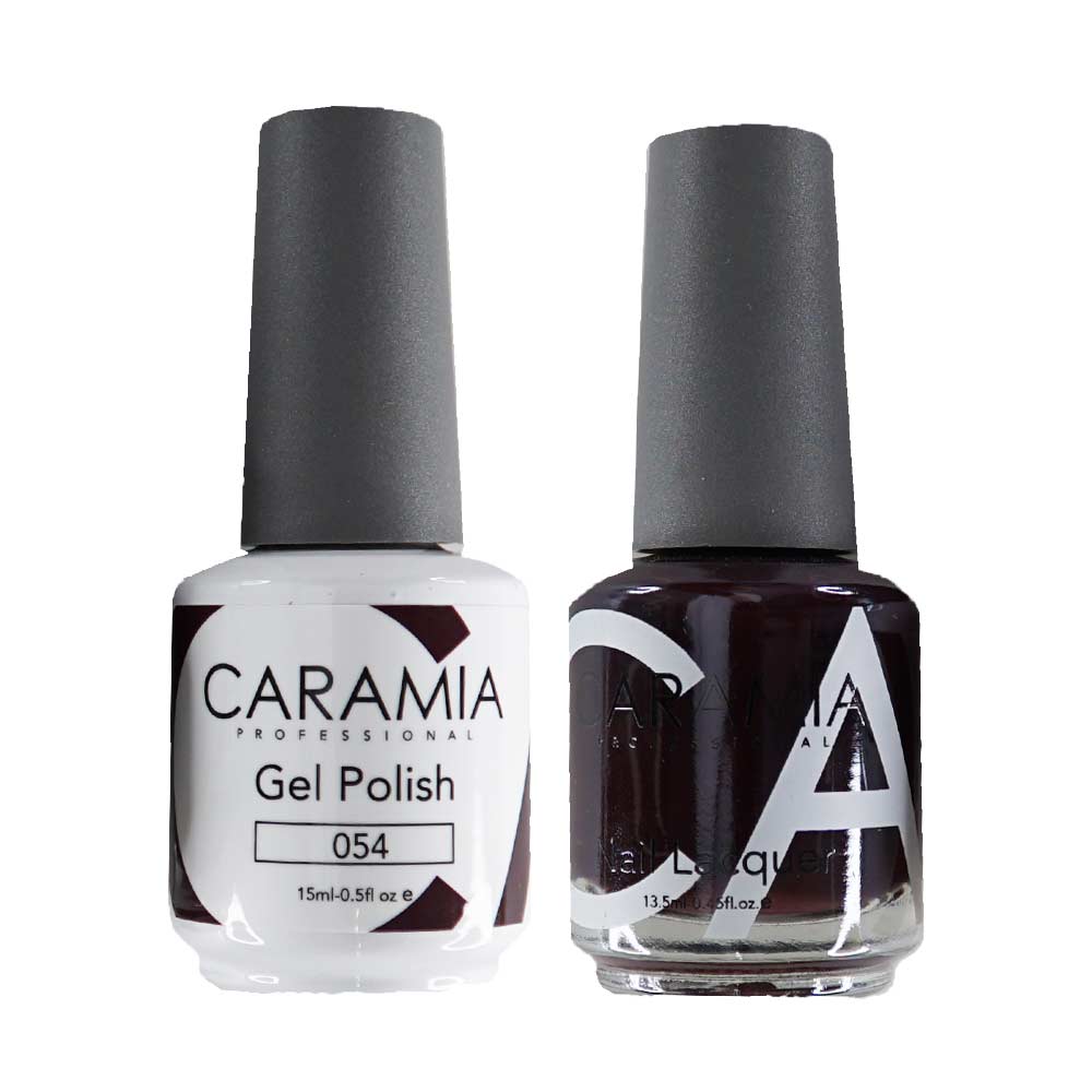 This is an image of CARAMIA - Gel Nail Polish Matching Duo - 054