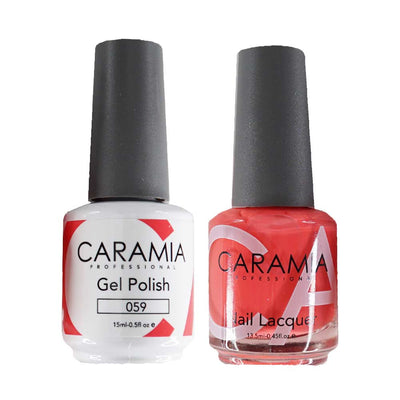 This is an image of CARAMIA - Gel Nail Polish Matching Duo - 059