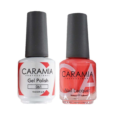 This is an image of CARAMIA - Gel Nail Polish Matching Duo - 061