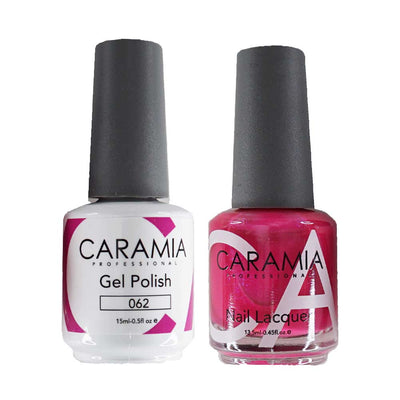 This is an image of CARAMIA - Gel Nail Polish Matching Duo - 062