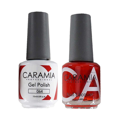 This is an image of CARAMIA - Gel Nail Polish Matching Duo - 064
