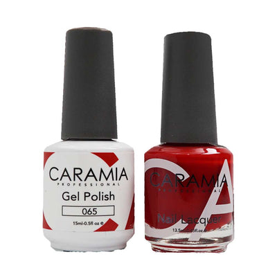 This is an image of CARAMIA - Gel Nail Polish Matching Duo - 065