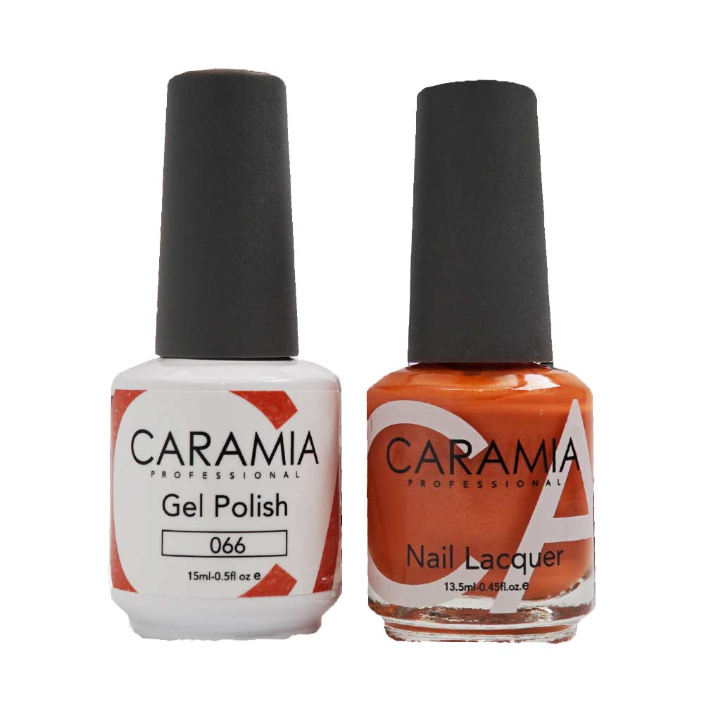 This is an image of CARAMIA - Gel Nail Polish Matching Duo - 066