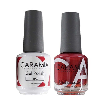 This is an image of CARAMIA - Gel Nail Polish Matching Duo - 069