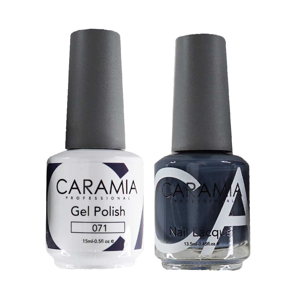 This is an image of CARAMIA - Gel Nail Polish Matching Duo - 071