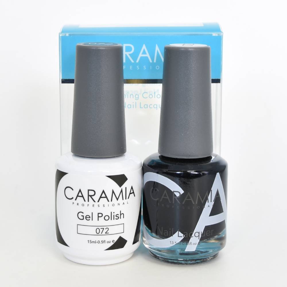 This is an image of CARAMIA - Gel Nail Polish Matching Duo - 072