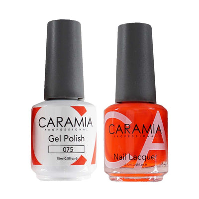 This is an image of CARAMIA - Gel Nail Polish Matching Duo - 075