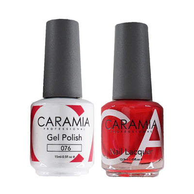 This is an image of CARAMIA - Gel Nail Polish Matching Duo - 076