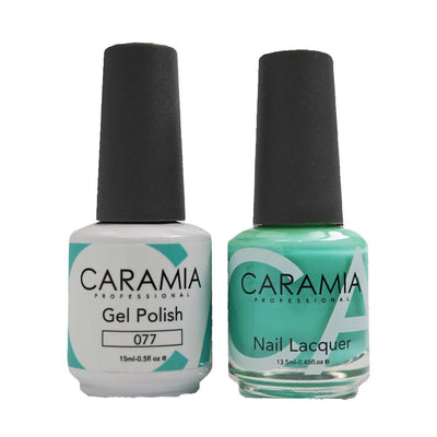This is an image of CARAMIA - Gel Nail Polish Matching Duo - 077