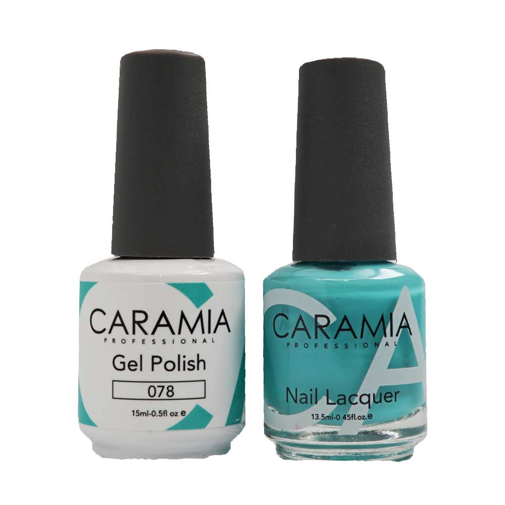 This is an image of CARAMIA - Gel Nail Polish Matching Duo - 078