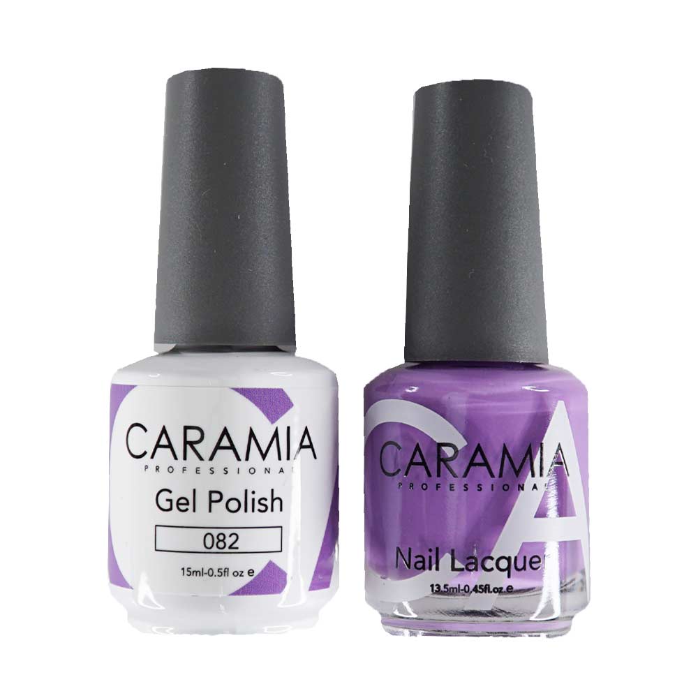 This is an image of CARAMIA - Gel Nail Polish Matching Duo - 082