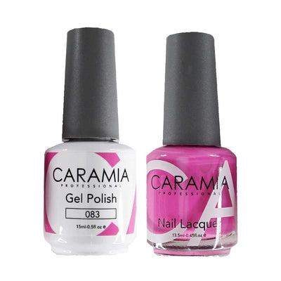 This is an image of CARAMIA - Gel Nail Polish Matching Duo - 083