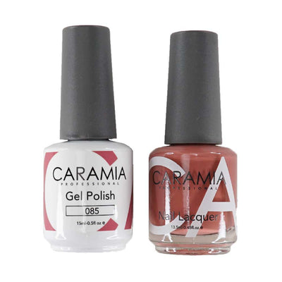 This is an image of CARAMIA - Gel Nail Polish Matching Duo - 085