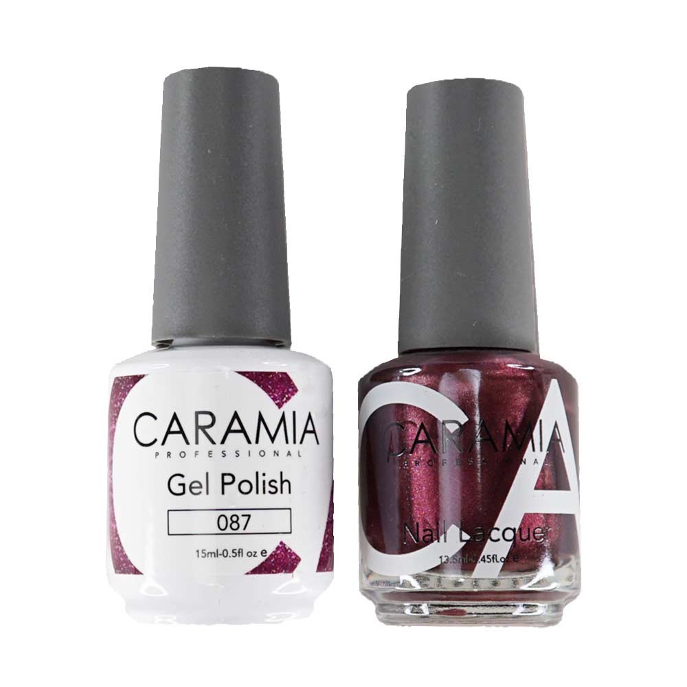This is an image of CARAMIA - Gel Nail Polish Matching Duo - 087