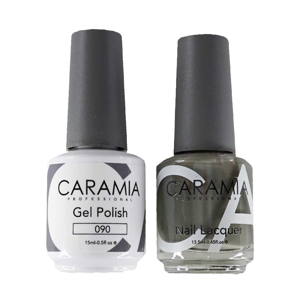 This is an image of CARAMIA - Gel Nail Polish Matching Duo - 090