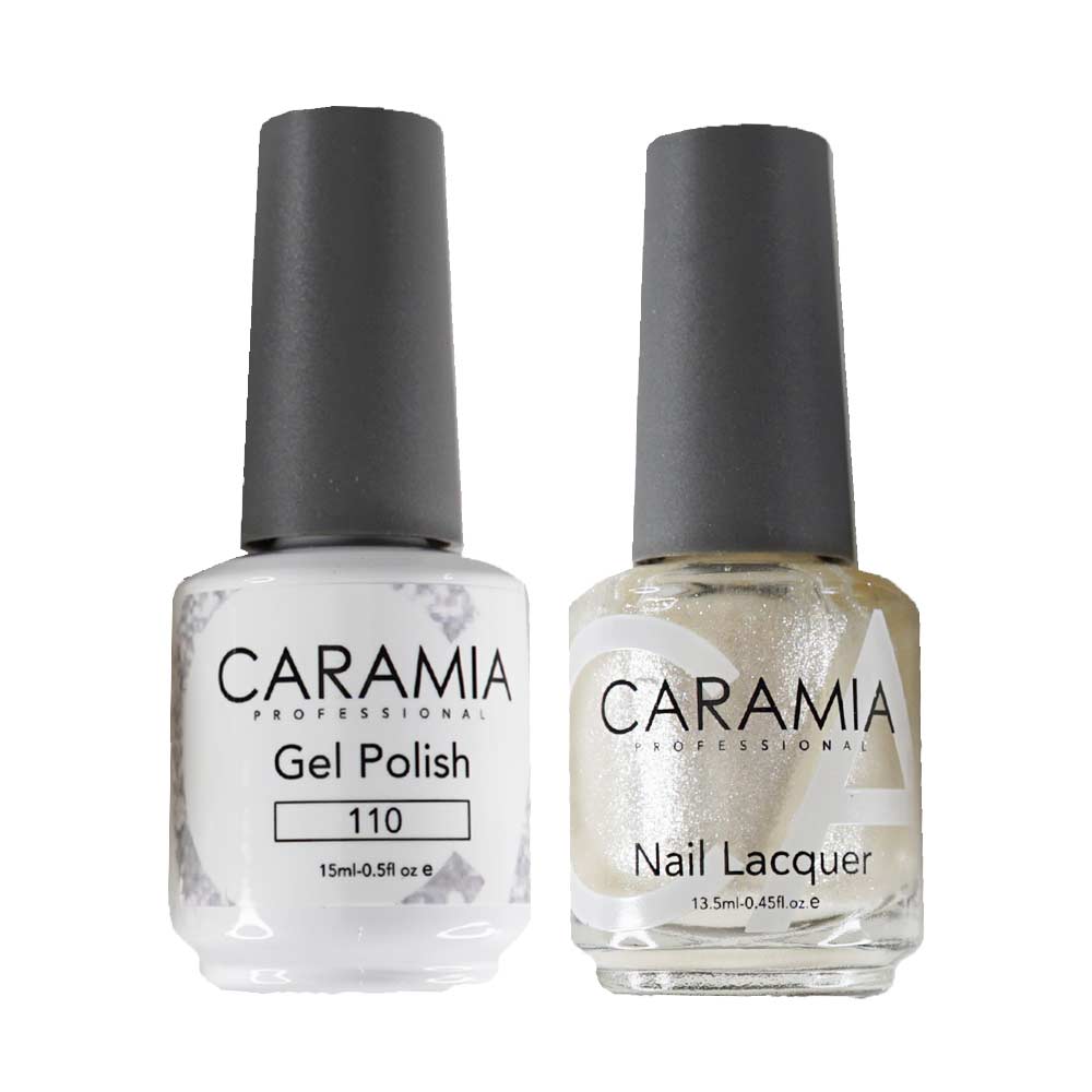 This is an image of CARAMIA - Gel Nail Polish Matching Duo - 110
