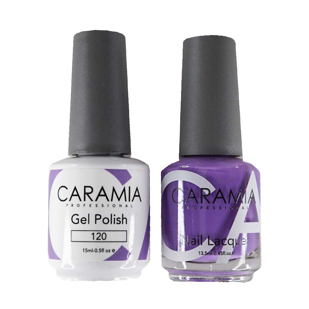 This is an image of CARAMIA - Gel Nail Polish Matching Duo - 120