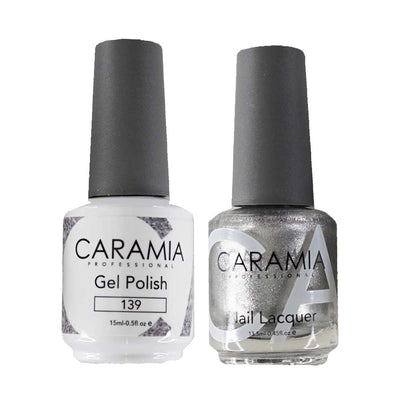 This is an image of CARAMIA - Gel Nail Polish Matching Duo - 139