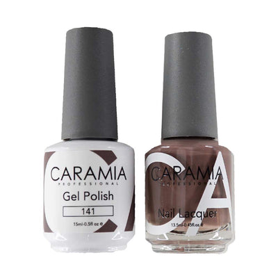 This is an image of CARAMIA - Gel Nail Polish Matching Duo - 141