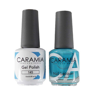 This is an image of CARAMIA - Gel Nail Polish Matching Duo - 145