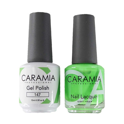 This is an image of CARAMIA - Gel Nail Polish Matching Duo - 147