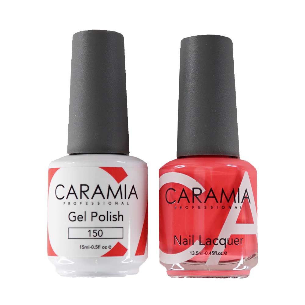 This is an image of CARAMIA - Gel Nail Polish Matching Duo - 150