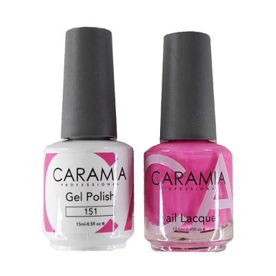 This is an image of CARAMIA - Gel Nail Polish Matching Duo - 151