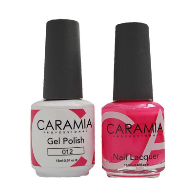 This is an image of CARAMIA Gel Nail Polish Matching Duo - 012