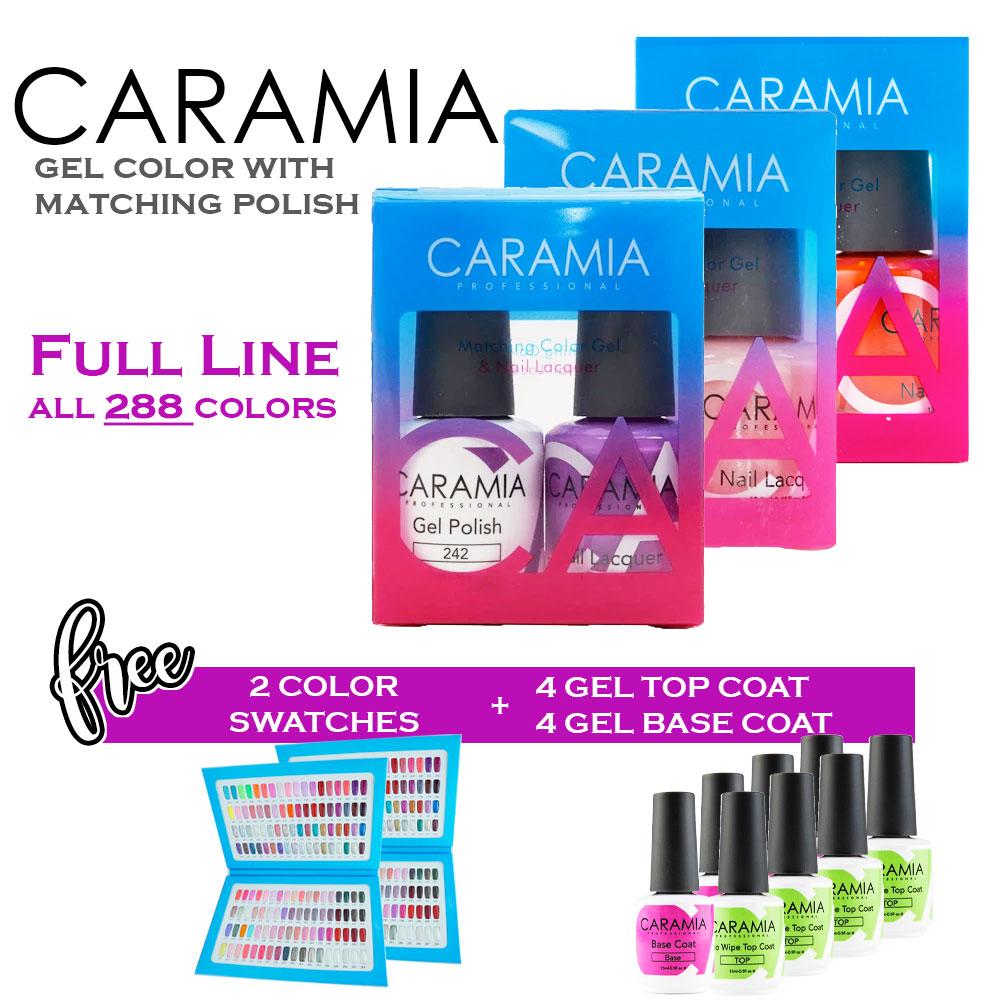 This is an image of CARAMIA Gel and Nail Polish Duo - Full Line Collection