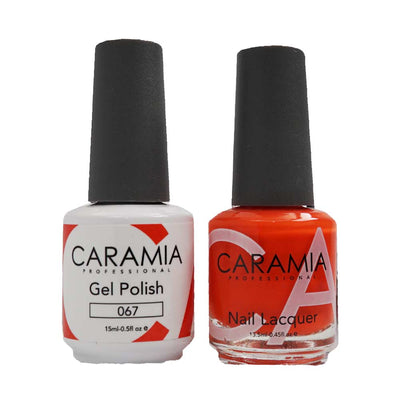 This is an image of CARAMIA - Gel Nail Polish Matching Duo - 067