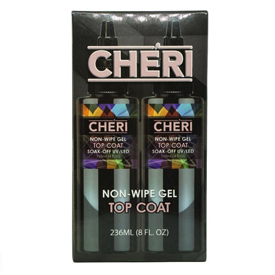 CHERI - Non-Wipe Gel Top Coat 8oz. Pro Refill