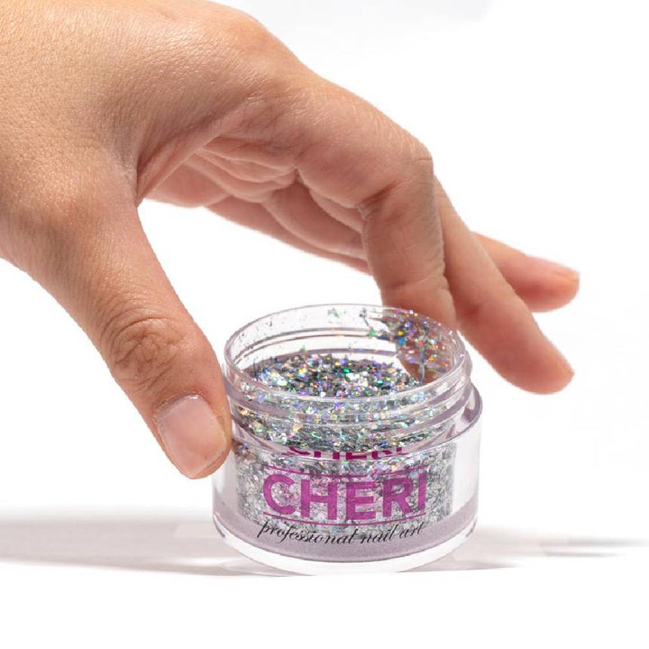 CHERI Chunky Holographic Glitter - Silver
