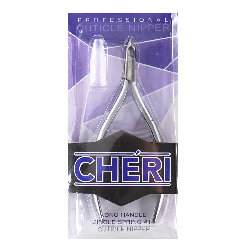 CHERI Cuticle Nipper - Single Spring Jaw 14 w/ Long Handle