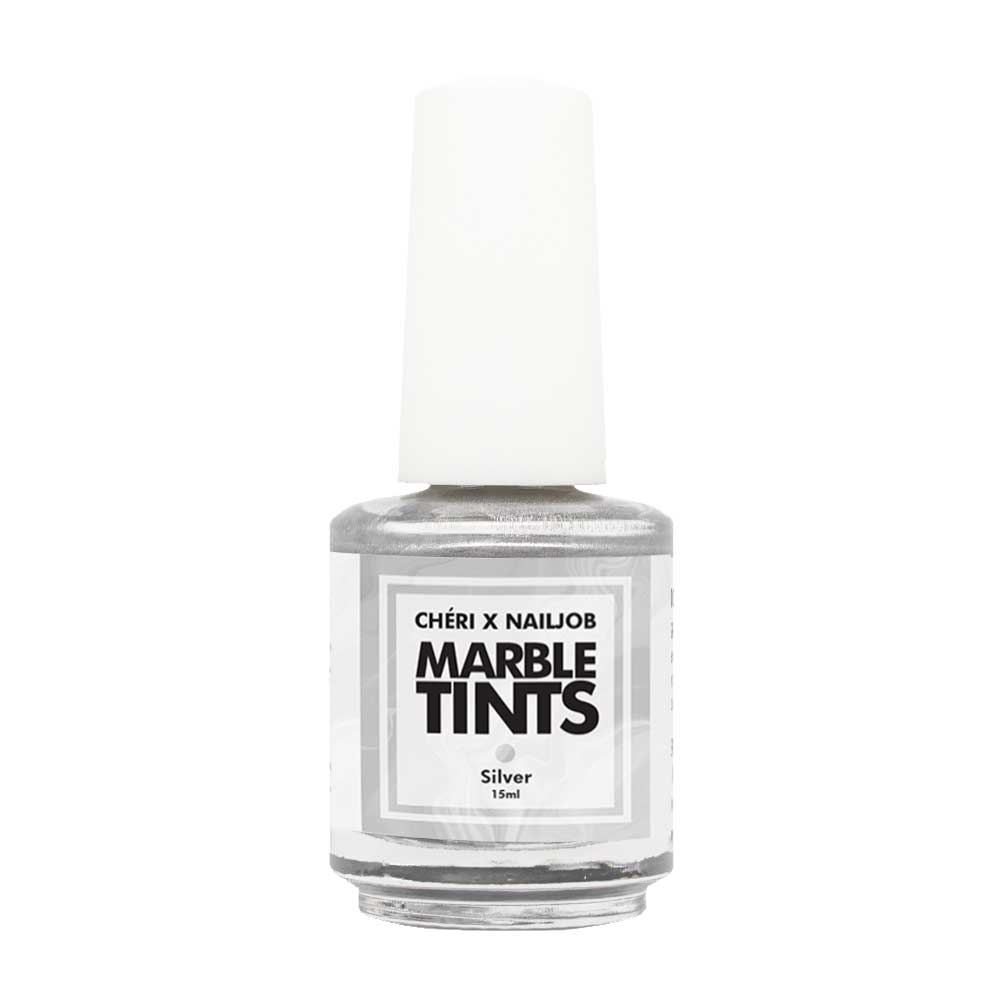 CHERI x NAILJOB Marble Tints - Silver