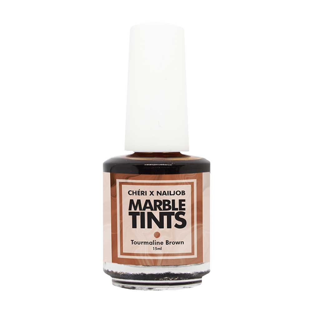 CHERI x NAILJOB Marble Tints - Tourmaline Brown