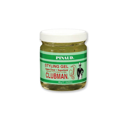 CLUBMAN Pinaud - Super Clear Super hold Styling Gel 16oz.