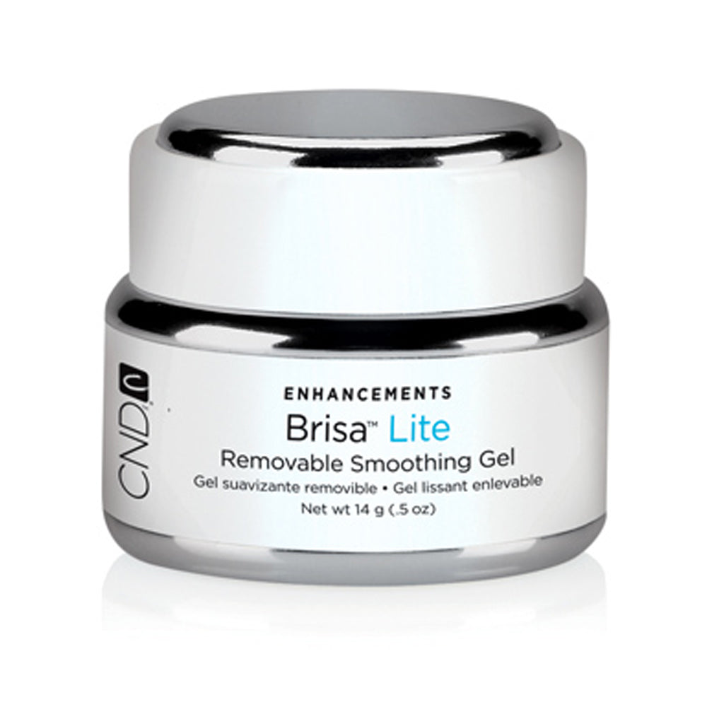 CND Brisa Lite - Removable Smoothing Gel Enhancements Clear 0.5oz.