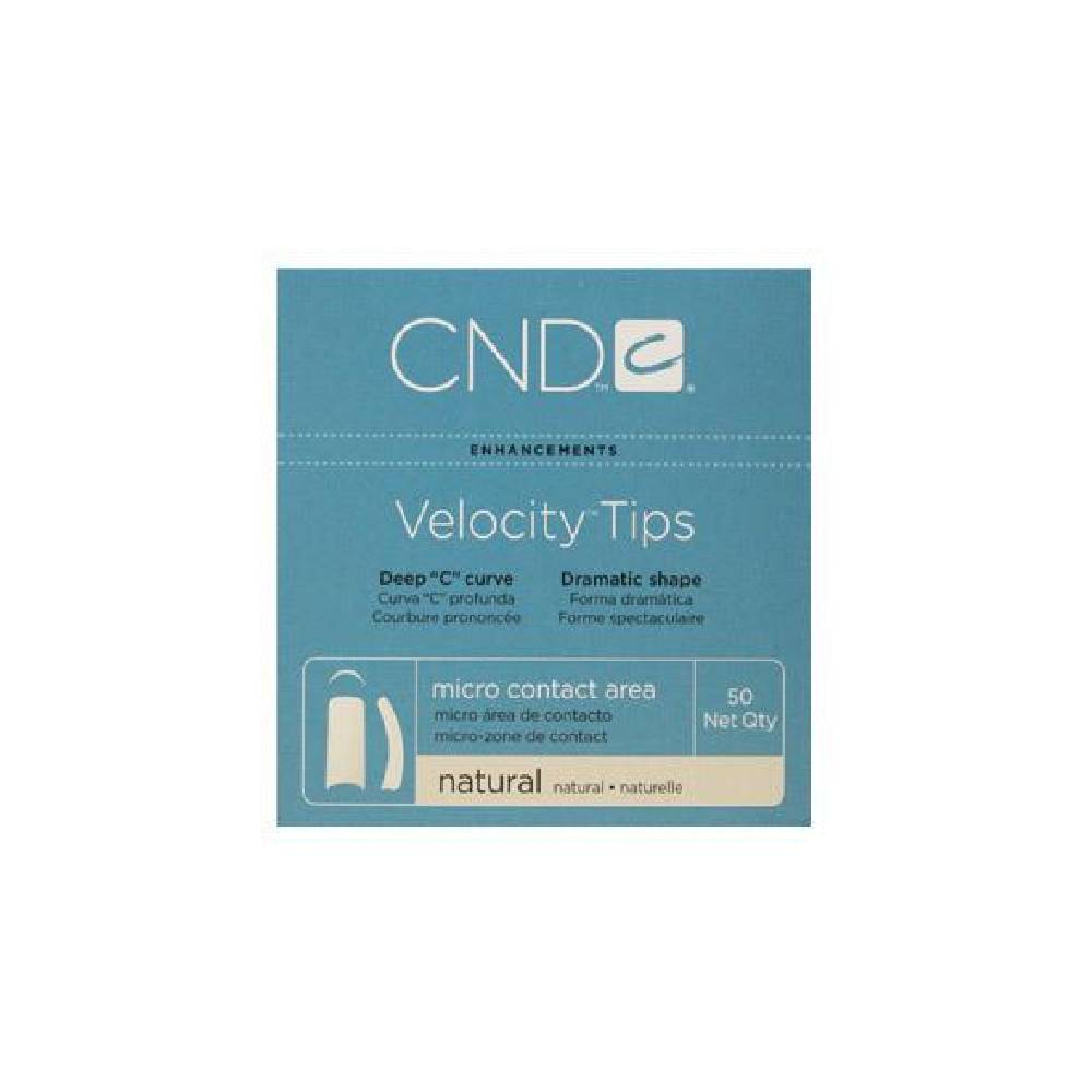 CND - Velocity Tips Natural 50pcs/pk