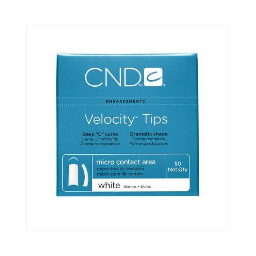 CND - Velocity Tips White 50pcs/pk