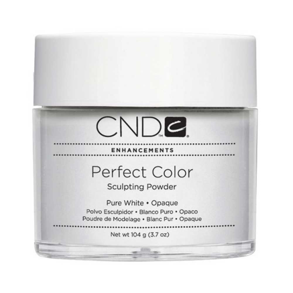 CND Perfect Color Powder - Pure White Opaque 3.7oz.