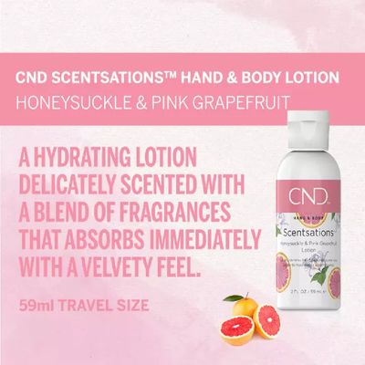 CND Scentsations - Honeysuckle & Pink Grapefruit Lotion
