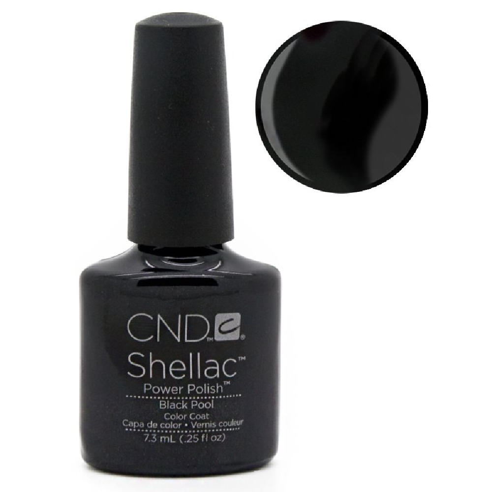 CND Shellac - Black Pool
